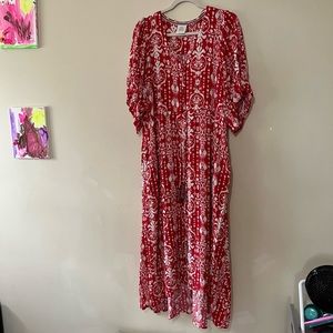 Boho maxi dress L